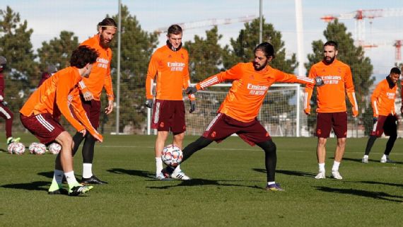 Jugadores del Madrid