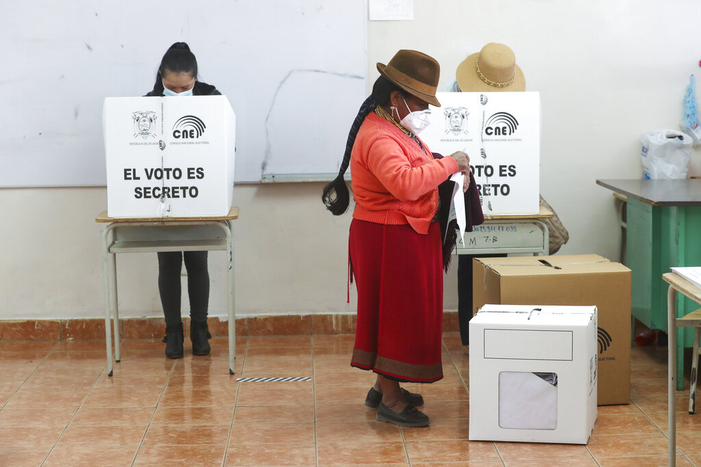 Ecuador elecciones Foto ap