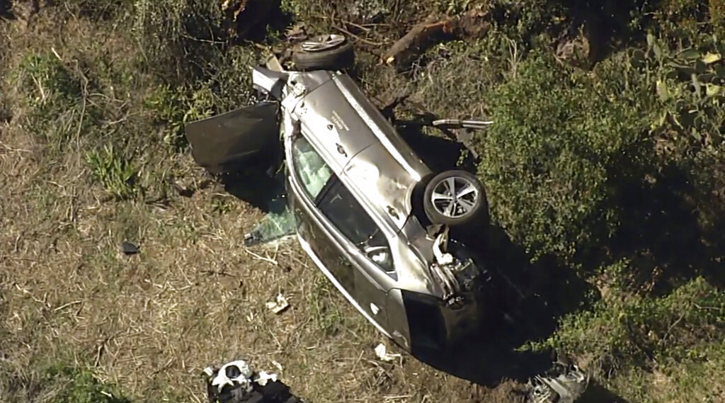 Tiger Woods Vehicle Crash