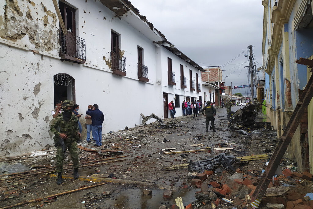 Carro bomba colombia Foto AP