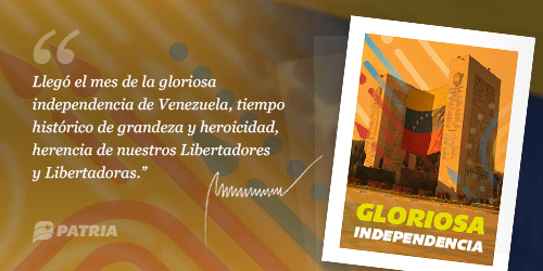 Inició la entrega bono “Bono Gloriosa Independencia” a través de la plataforma Patria
