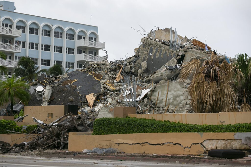 Encuentran restos de otras 10 personas en edificio en Miami