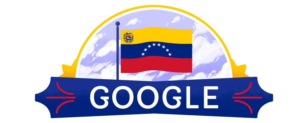 Google celebra el Día de la Declaración de Independencia de Venezuela con un doodle