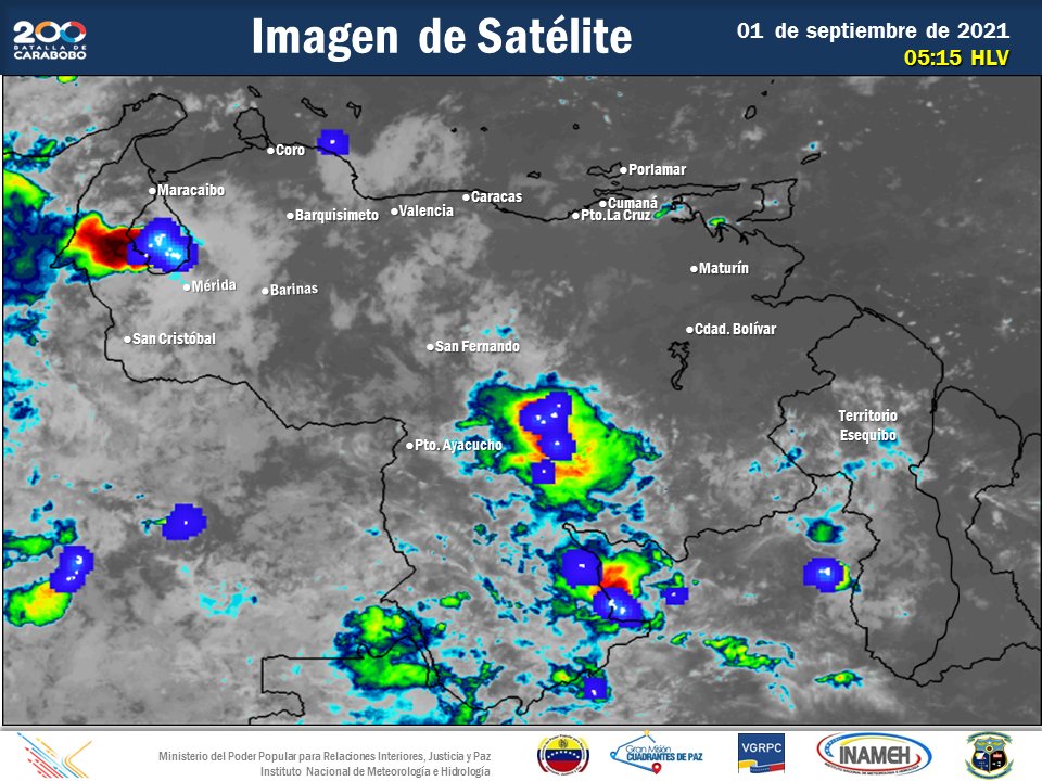 Inameh pronostica precipitaciones de intensidad variable por onda tropical 41