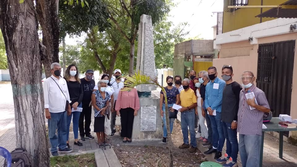 Acto en Santa Rosa, en memoria de los 27 caídos en Lara