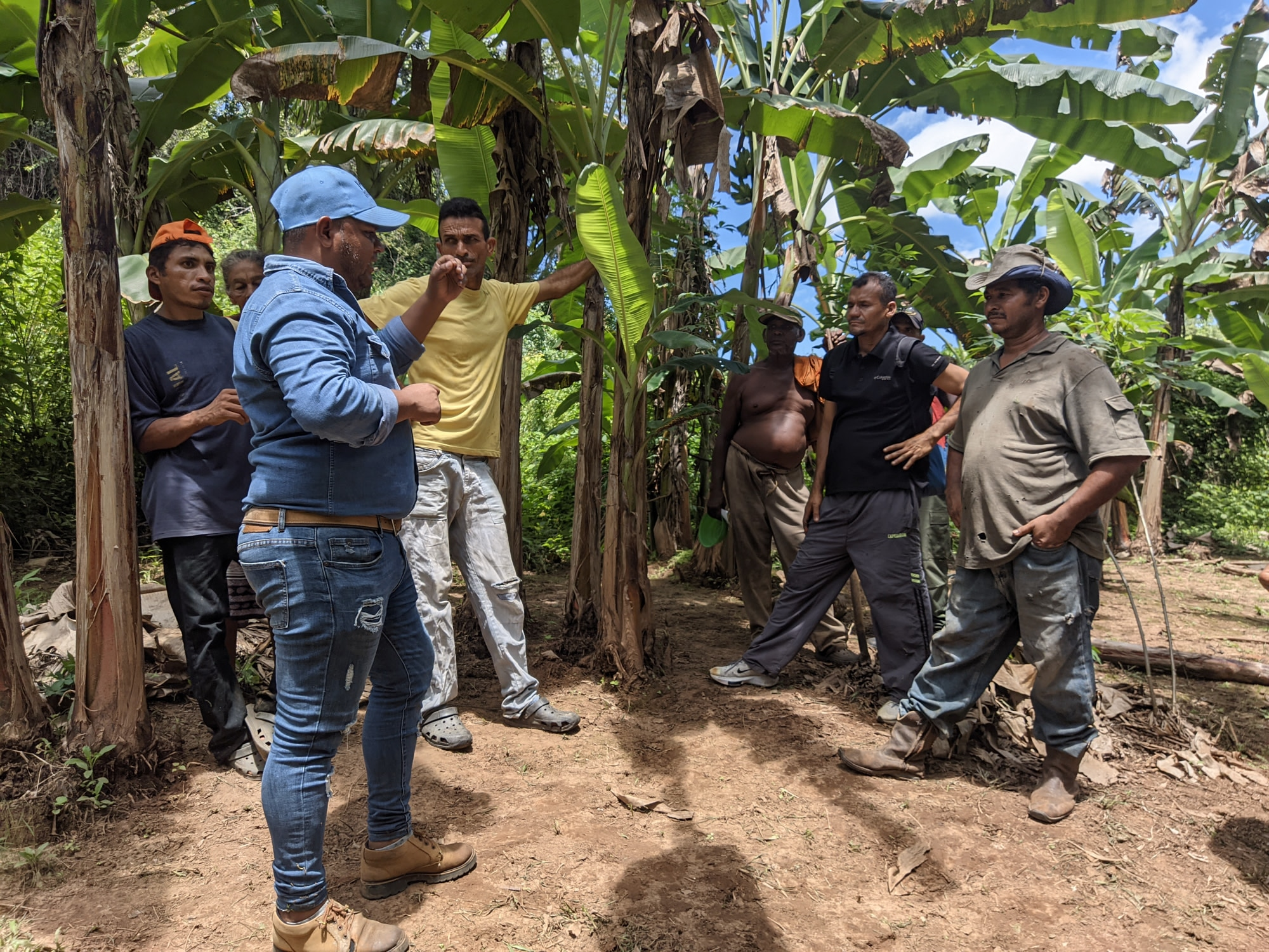 Con la mira puesta en la Alcaldía de “Simón Planas”, Anderson Sandoval escuchó planteamientos de productores de Buría