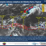 Onda tropical 60 se desplaza sobre el oriente del país