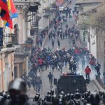 Militares ecuatorianos retenidos por manifestantes fueron liberados