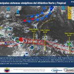 Onda tropical 62 llegará la noche del #20Oct al Noroeste del país y ocasionará lluvias