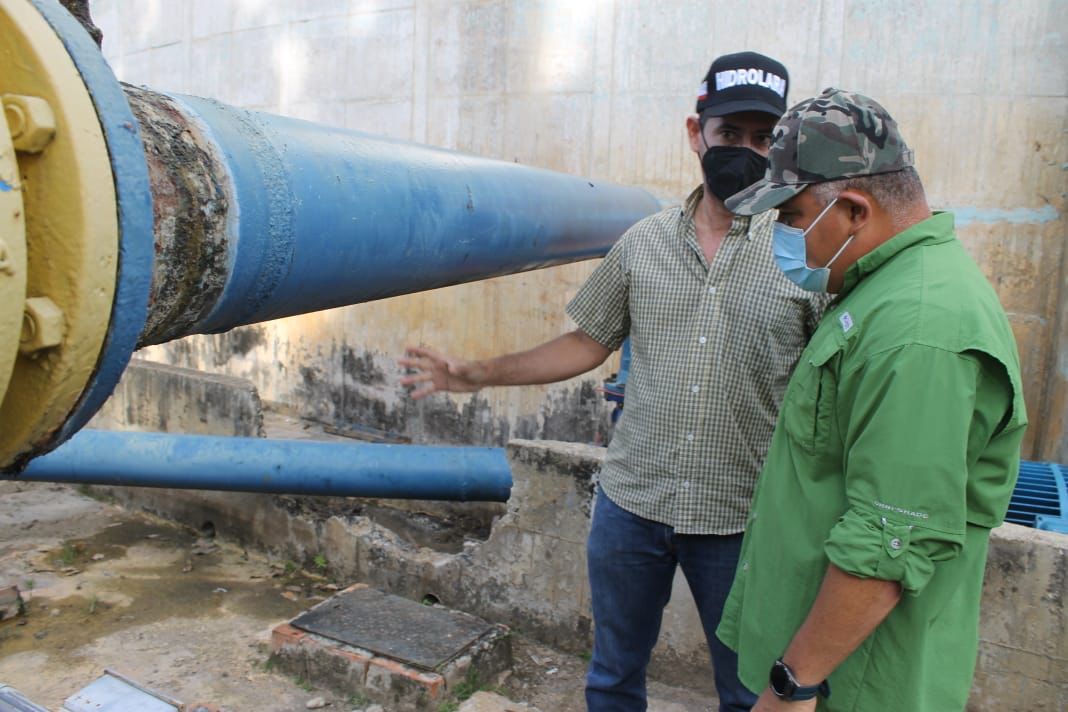 Gobernador activó motor de 120 caballos de fuerza de la estación de rebombeo del sector La Mora