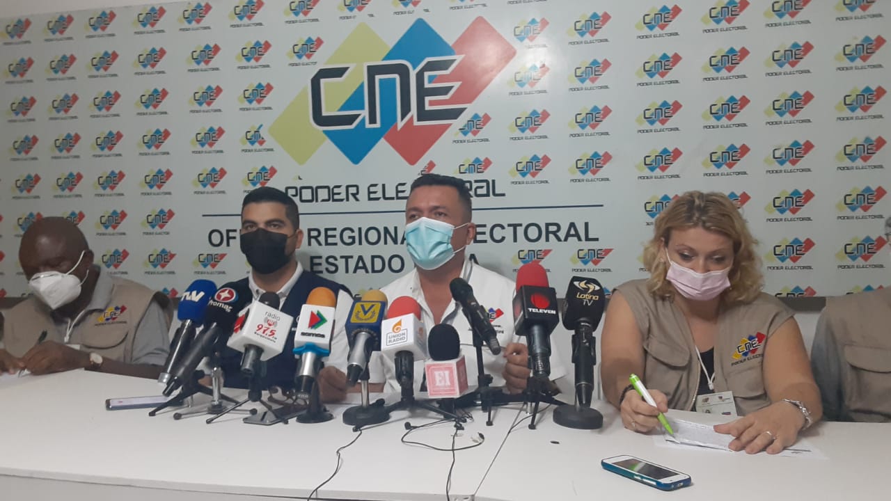 CNE Lara asegura que hechos irregulares no empaña proceso electoral