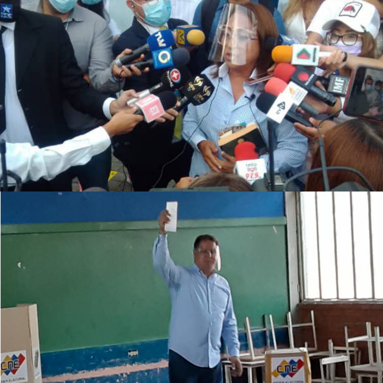 Candidatos de la Unidad en Iribarren ejercieron su derecho al voto