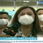 Carmen Meléndez ejerció su derecho al voto