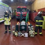 Perra bombera tuvo funeral con honores luego de prestar 12 años de servicio