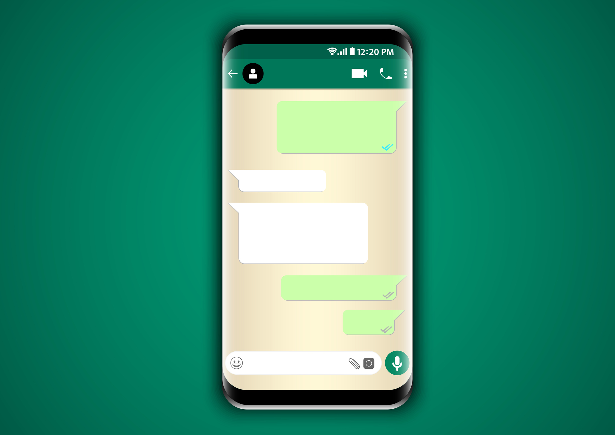 Whatsapp chat inside samsung galaxy phone