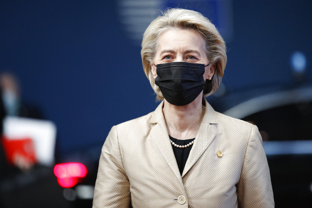 Presidenta de la Comisión Europea, Ursula von der Leyen Foto: AP