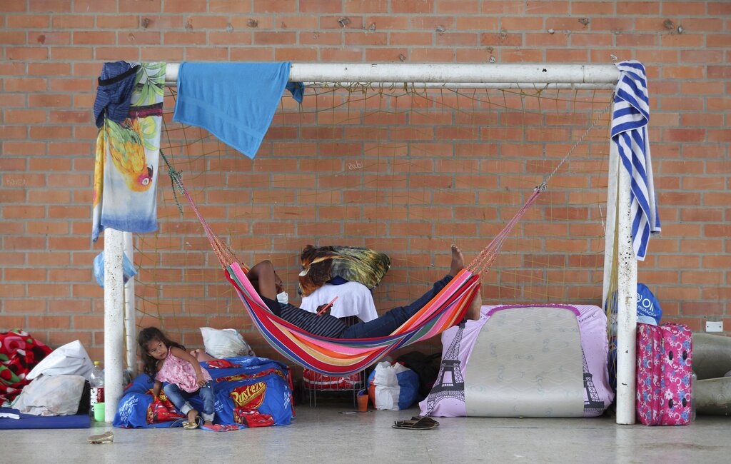 venezolanos desplazados en Colombia Foto: AP