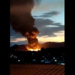 Incendio de gran magnitud se produjo en zona industrial de Guacara