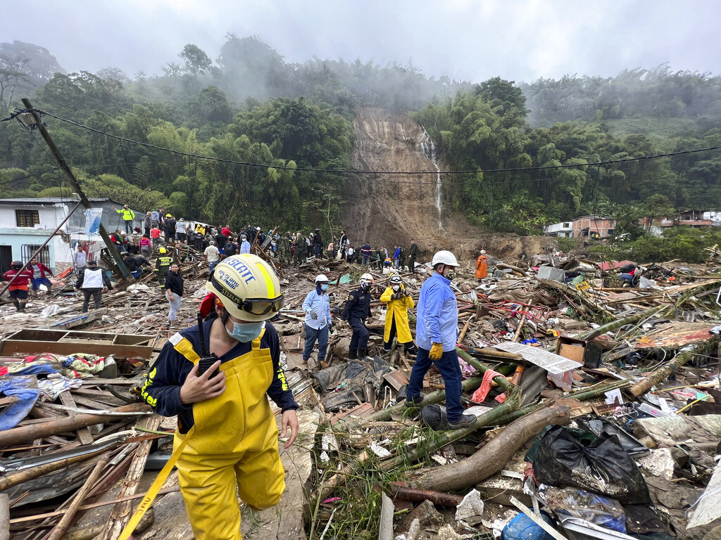 Deslizamientos colombia Foto: AP