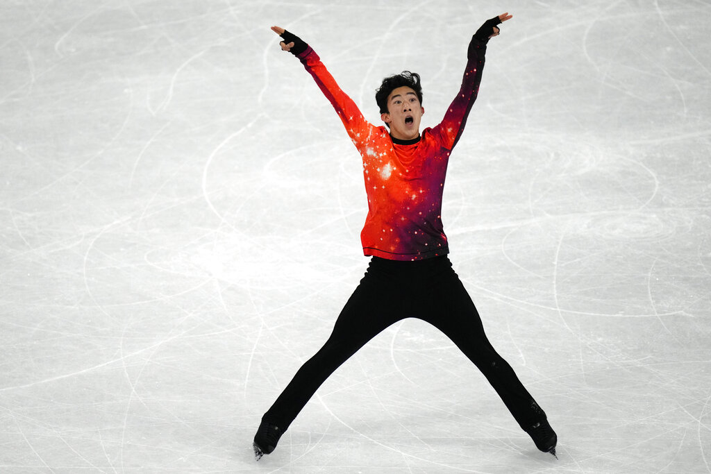 patinador estadounidense Nathan Chen foto: AP