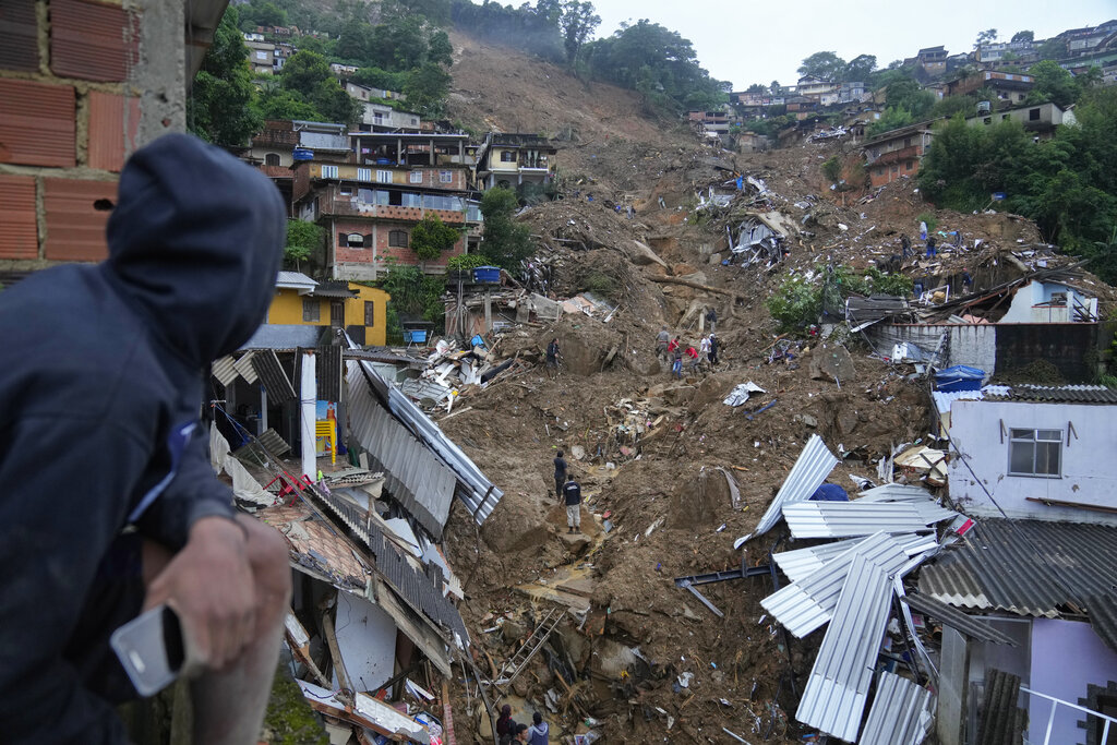 BRASIL-LLUVIAS Foto: AP