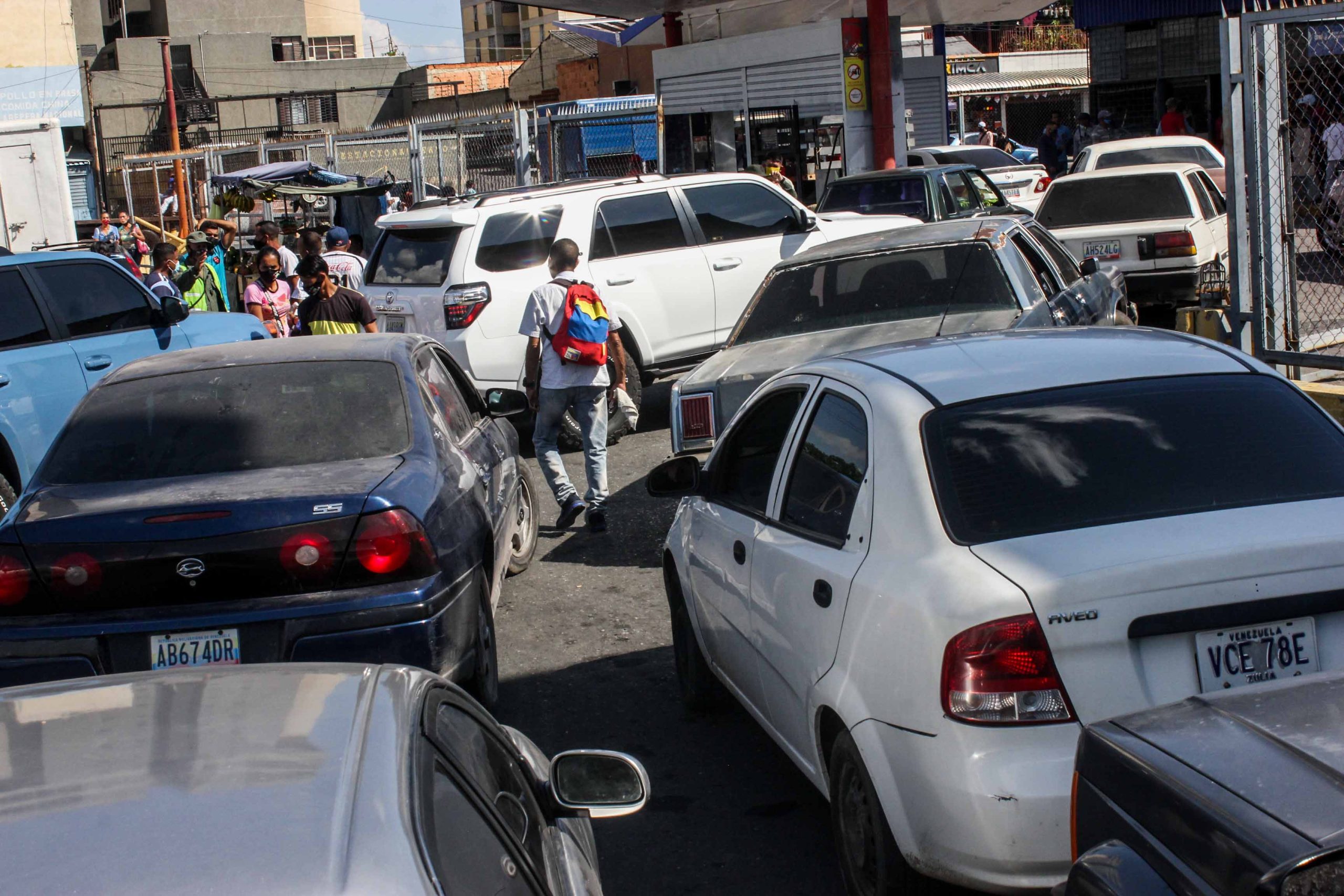 Colas de gasolina