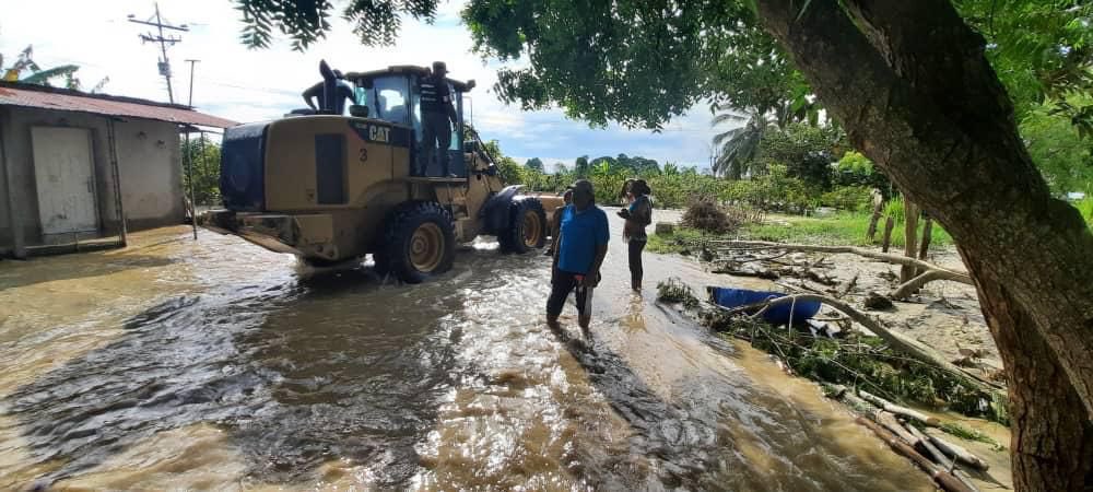 Zulia | ZODI activó equipos y maquinarias para abordar emergencia en dique del municipio Catatumbo