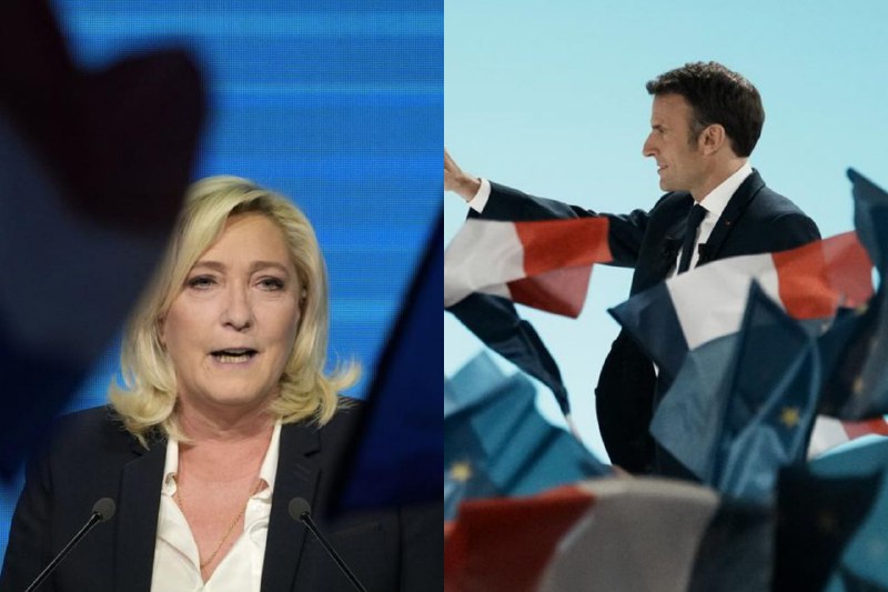 Este miércoles 20-Abr, Macron y Le Pen se enfrentan en un debate decisivo