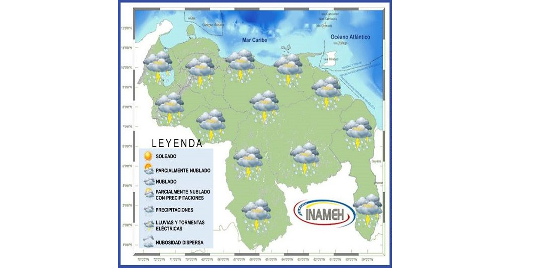 Inameh: lluvias contarán por la presencia del fenómeno “La Niña”