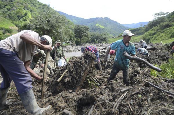 Temporada de lluvias en Colombia deja al menos 47 personas muertas y siete desaparecidas