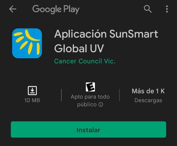 OMS presenta app que informa los niveles de radiación UV, con el fin de prevenir el cáncer de piel