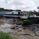 Lluvias dejan desplazamientos de losas de la quebrada Tabure, en Cabudare