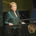 Michelle Bachelet se despide de la ONU pidiendo mayores esfuerzos para evitar una fractura global