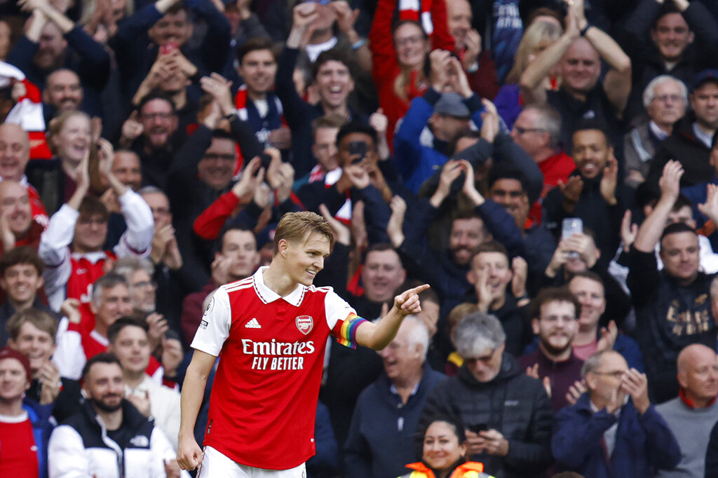 Martin Odegaard fue quien anotó el quinto gol