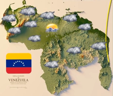 Inameh prevé lluvias y actividad eléctrica para la tarde de este 19-Oct