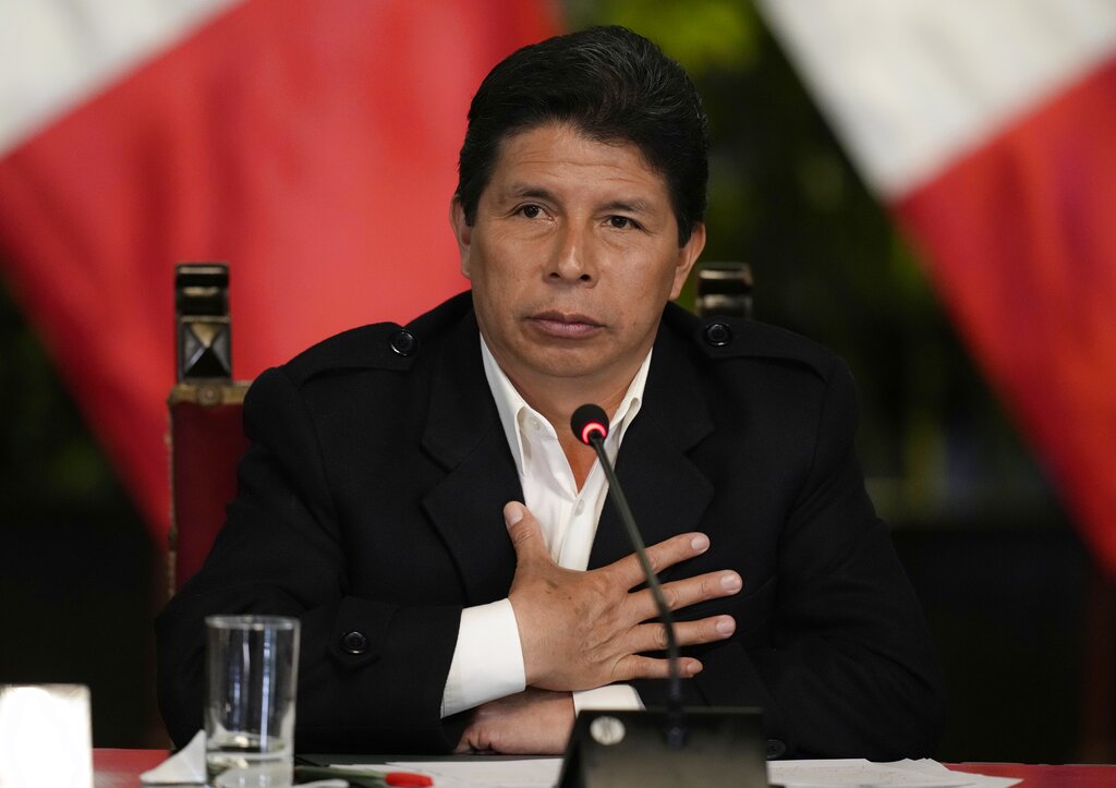 Presidente de Perú afrontará pedido de destitución este 7 de diciembre