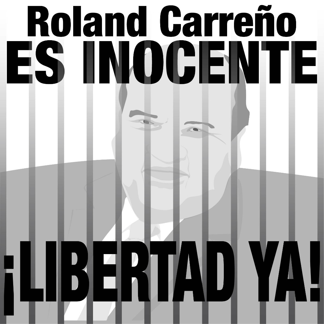 Roland Carreño cumple dos años privado de libertad