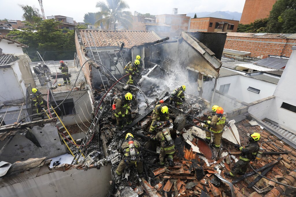 medellín accidente Foto: AP