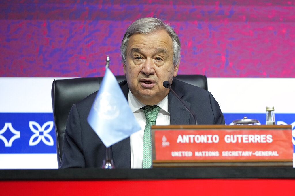 Guterres ve «positivo» alto al fuego en Ucrania pero pide solución duradera