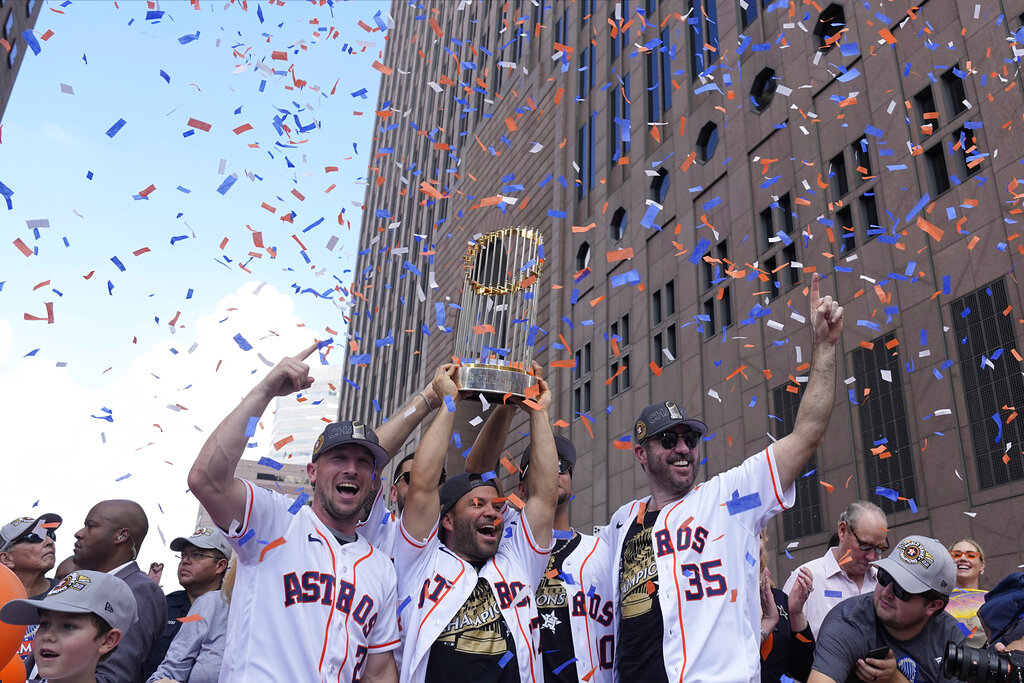 Desfilie de Astros en Houston