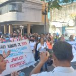 educadores larenses salieron a la calle, y volverán a hacerlo nuevamente el próximo martes 29 de diciembre Foto: Cortesía José Arístides Pérez