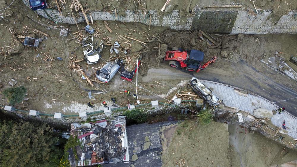 Dos muertos por deslizamiento de tierra en Italia