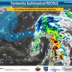 Inameh: formación de tormenta “Nicole” no representa riesgo para Venezuela