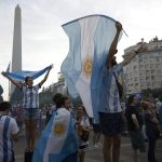 Argentina da rienda suelta a la alegría sin incidentes de gravedad