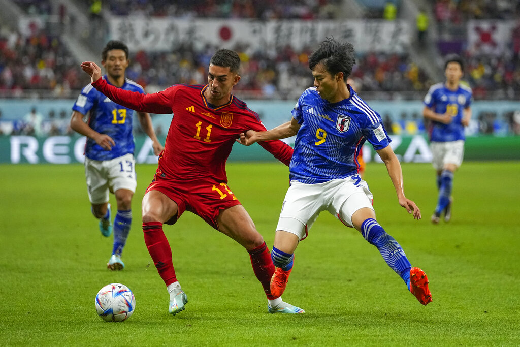 WCup Japan Spain Soccer