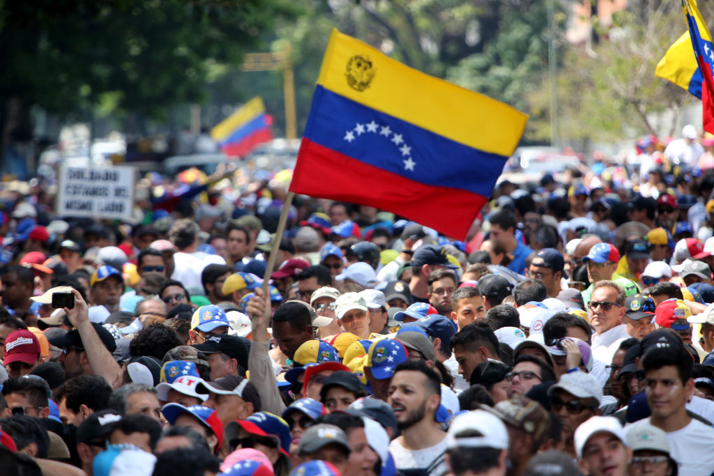 Jóvenes venezolanos