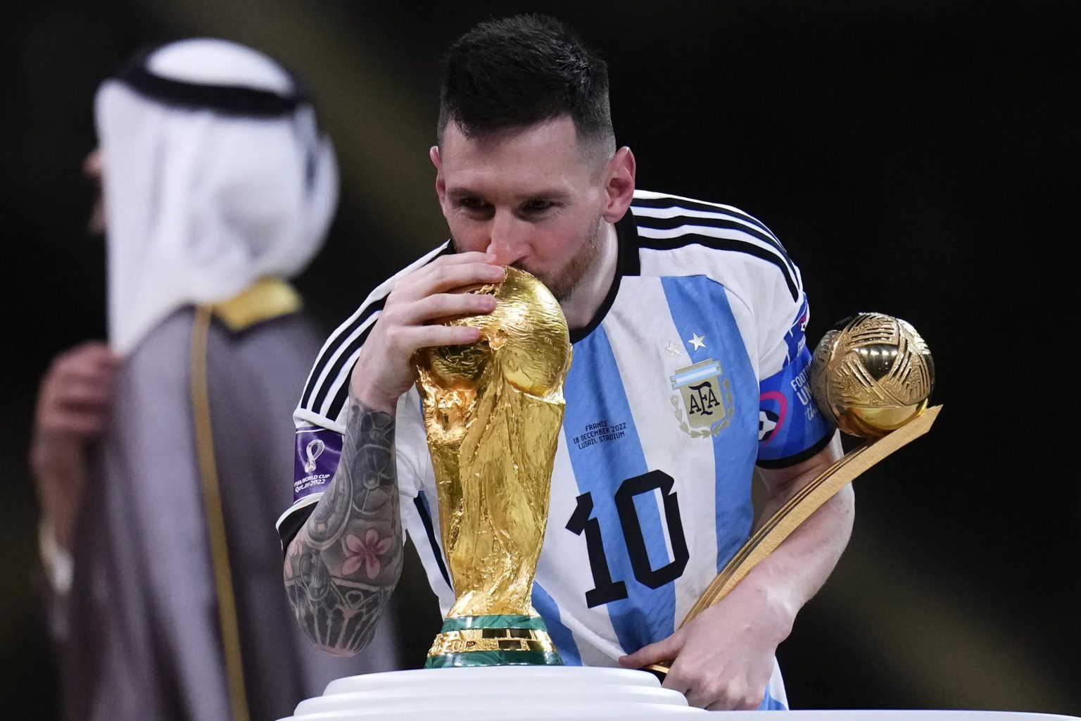 Foto De Leo Messi Con La Copa Del Mundo Rompió Récord De Likes En