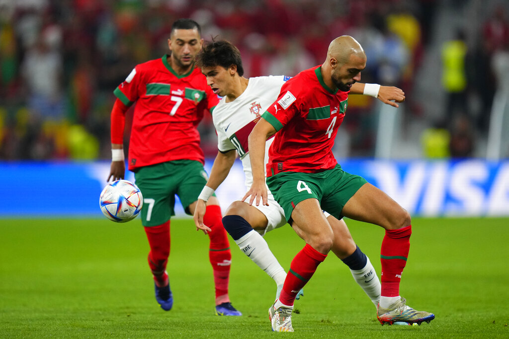 WCup Morocco Portugal Soccer