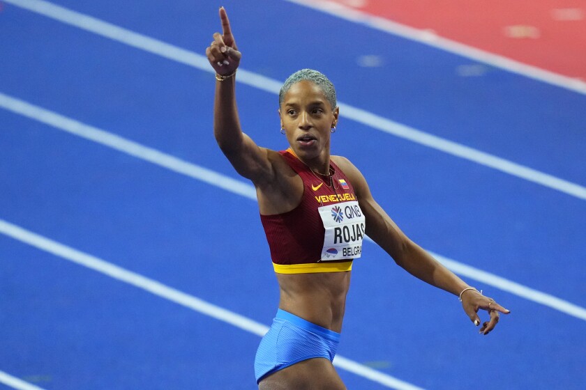 La venezolana Yulimar Rojas estrenará su última corona mundial de triple salto en Zúrich