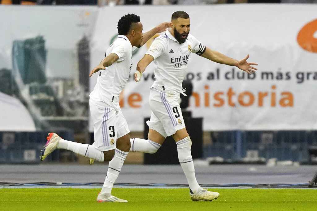 Karim Benzema y Eder Militao